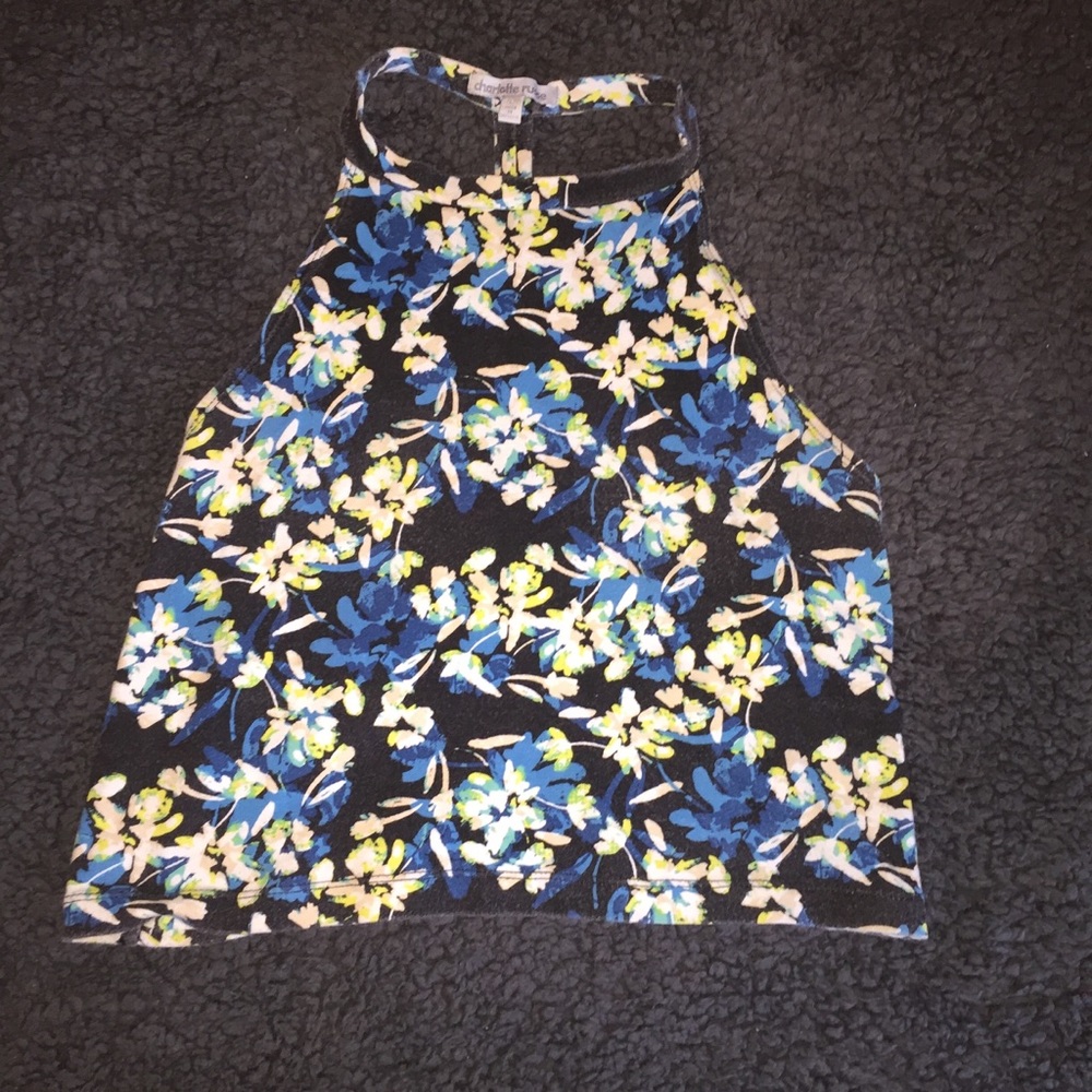 Charlotte Russe top opened in the back